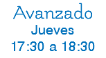 Avanzad0 Jueves 17:30 a 18:30
